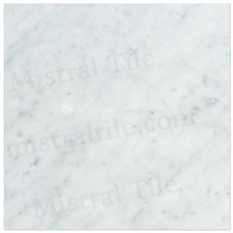 12x12 Polished Bianco Carrara Marble Selection 3