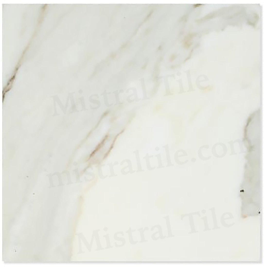 18x18 Polished Italian Calacatta Gold Marble Tile selection