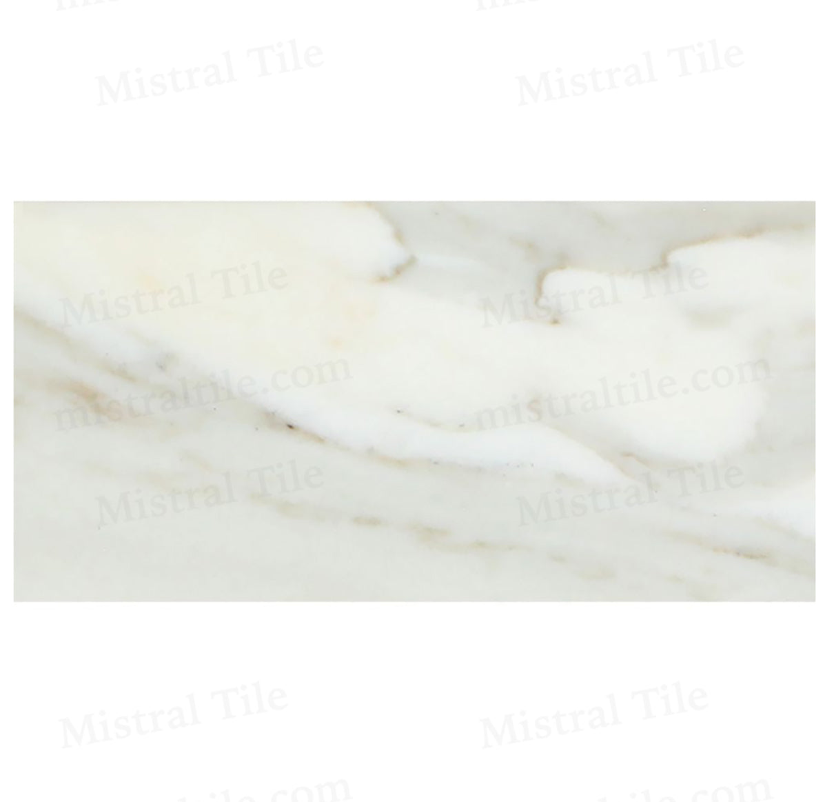 3x6 Honed Italian Calacatta Gold Marble Tile