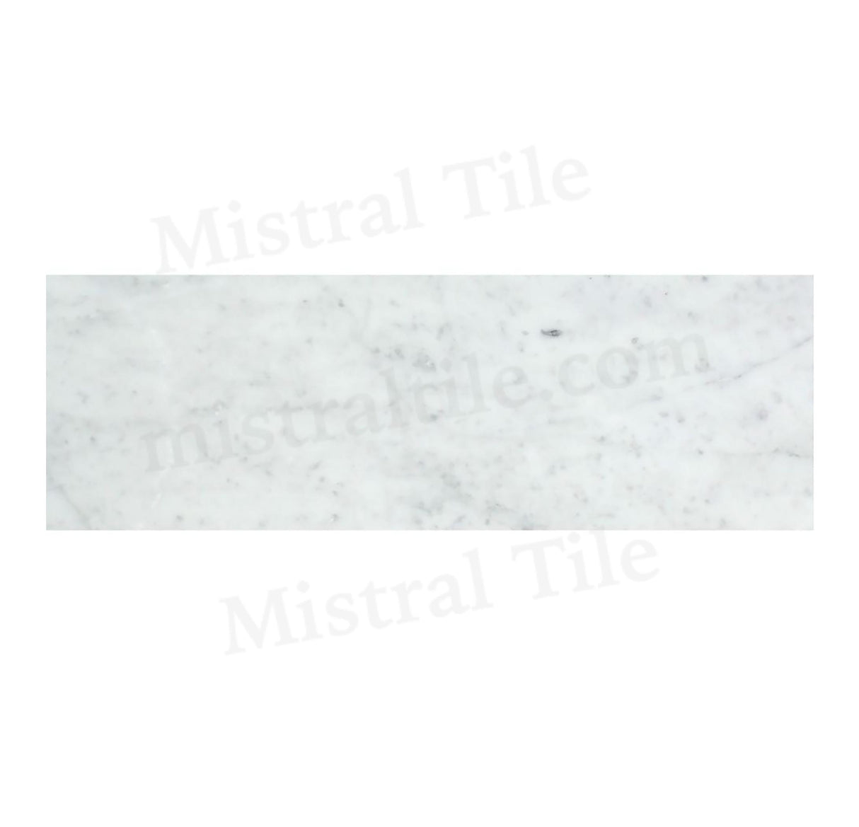 Bianco Carrara Marble 4x12 Honed Rectangular Tile