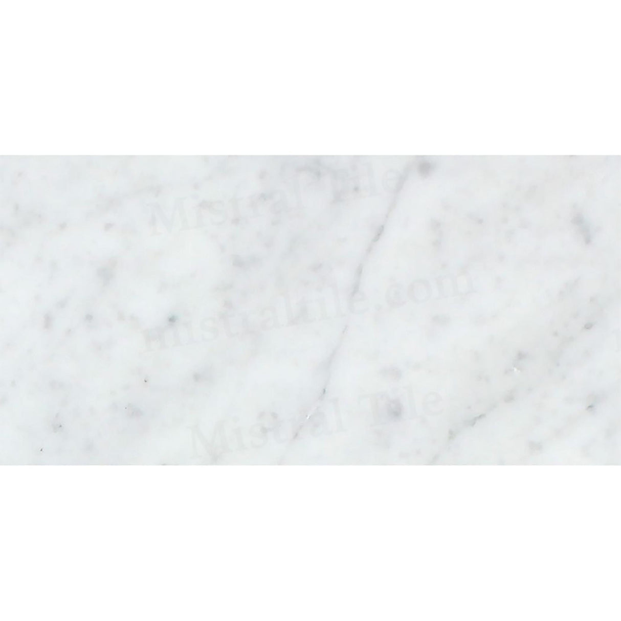 Bianco Carrara Marble Tile: 3x6 Honed