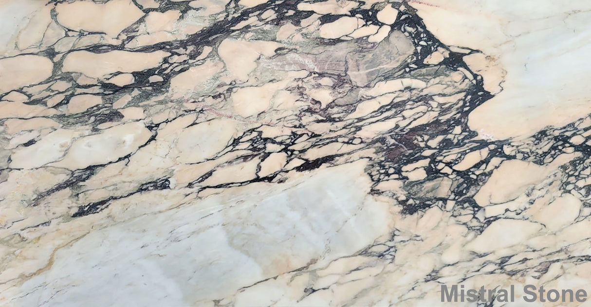 Calacatta Rose Premium Pink Marble Slab | Mistral Stone