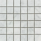 2x2 Poilshed Square Bianco Carrara Mosaic
