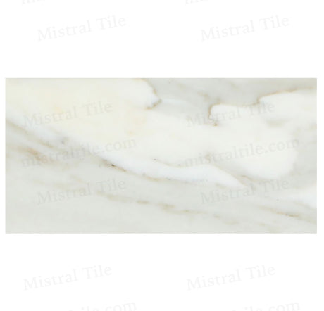 3x6 Honed Italian Calacatta Gold Marble Tile
