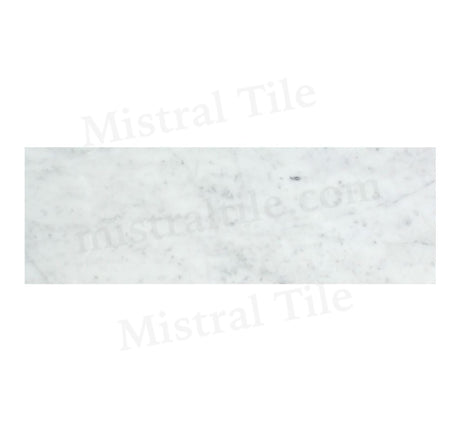Bianco Carrara Marble 4x12 Honed Rectangular Tile
