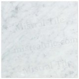 12x12 Honed Bianco Carrara Marble Selection 1